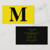 Monogram Visitekaartje (Voorkant / Achterkant)