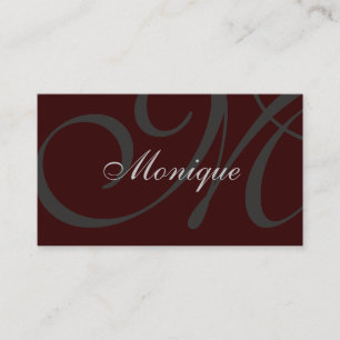 Monogram Visitekaartje