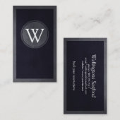  monogram visitekaartje (Voorkant / Achterkant)