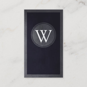 monogram visitekaartje