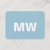 Monogram visitekaartjes (Achterkant)