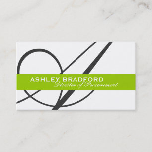 Monogram Visitekaartjes