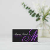 Monogram Visitekaartjes (Staand voorkant)