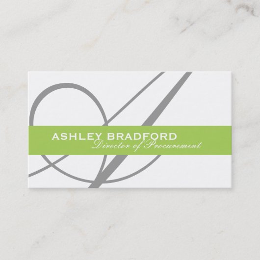 Monogram Visitekaartjes (Voorkant)