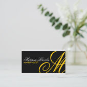 Monogram Visitekaartjes (Staand voorkant)