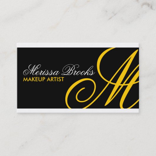 Monogram Visitekaartjes (Voorkant)