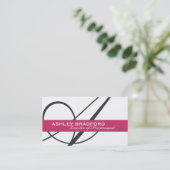 Monogram Visitekaartjes (Staand voorkant)