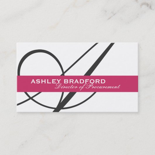 Monogram Visitekaartjes (Voorkant)