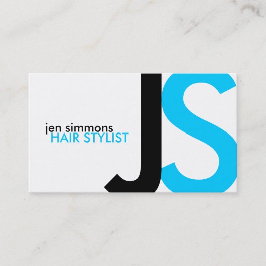 Monogram Visitekaartjes (Voorkant)