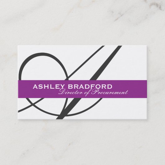 Monogram Visitekaartjes (Voorkant)