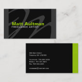 Monogram Visitekaartjes (Voorkant / Achterkant)