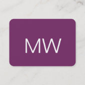 Monogram visitekaartjes (Achterkant)