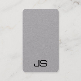 Monogram Visitekaartjes Moderne verticale Sjabloon