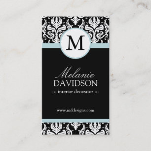 Monogram Visitekaartjes voor interieurontwerp