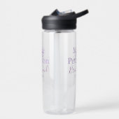 Monogram Voeg naam letter bruidsmeisje bruiloft me Waterfles (Links)