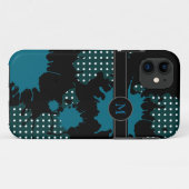 monogram: voeg uw initiaal toe Case-Mate iPhone case (Achterkant (horizontaal))
