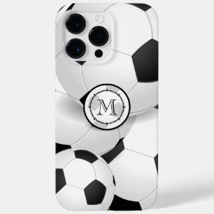 Monogram Voetbal iPhone Case