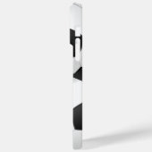 Monogram Voetbal iPhone Case (Achterkant / Links)