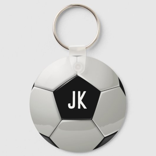 Monogram Voetbal Sleutelhanger (Voorkant)
