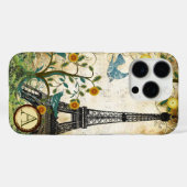 Monogram  Vogel Eiffeltoren i Case-Mate iPhone Case (Achterkant (horizontaal))