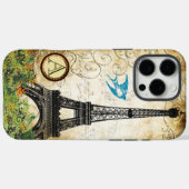 Monogram  vogelpluistoren Case-Mate iPhone case (Achterkant (horizontaal))