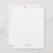 Monogram vogels Weddenschap RSVP/reactiekaart - Sa RSVP Kaartje (Achterkant)