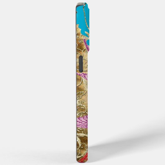 Monogram vogelvuiltoren Damask iPhone 5 Case-Mate iPhone Case (Achterkant / Rechts)