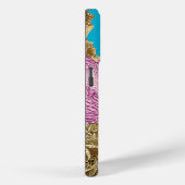 Monogram  vogelvuiltoren Damask iPhone Case-Mate iPhone Case (Achterkant / Rechts)