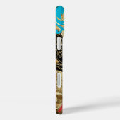 Monogram  vogelvuiltoren Damask iPhone Case-Mate iPhone Case (Achterkant / Rechts)