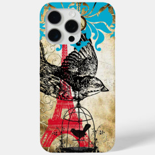 Monogram vogelvuiltoren Damask iPhone 15 Pro Max Hoesje