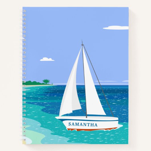 Monogram Voilier Ocean Seaview Carnet Spiral (Devant)