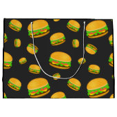 Monogram voor de rotte en leuke yummy-hamburger groot cadeauzakje (Achterkant)