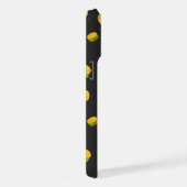 Monogram voor de rotte en leuke yummy-hamburger iPhone hoesje (Rechterkant)