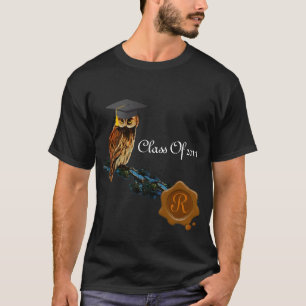 MONOGRAM VOOR DE ZEEVAARTUIGEN VAN afstuderen T-shirt