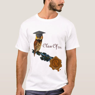 MONOGRAM VOOR DE ZEEVAARTUIGEN VAN afstuderen T-shirt