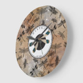  monogram voor dragonfly-onderdruk grote klok (Hoek)