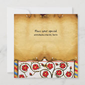 MONOGRAM VOOR ETERNAL LOVE WEDDING PARCHMENT KAART (Achterkant)