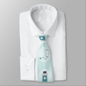 Monogram voor Funny Doctor Medical Physician Stropdas (Gebonden)