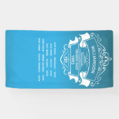 Monogram voor het achterdeurteken voor cruiseschep spandoek (Horizontaal)