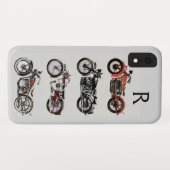 MONOGRAM VOOR MOTORCYCLI Case-Mate iPhone CASE (Achterkant (horizontaal))