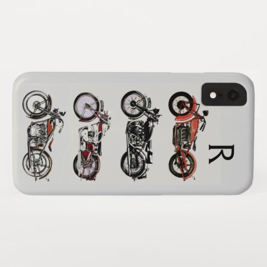 MONOGRAM VOOR MOTORCYCLI Case-Mate iPhone CASE (Achterkant (horizontaal))