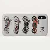 MONOGRAM VOOR MOTORCYCLI Case-Mate iPhone CASE (Achterkant (horizontaal))