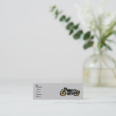 MONOGRAM VOOR  MOTORCYCLI MINI VISITEKAARTJE (Staand voorkant)