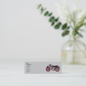 MONOGRAM VOOR  MOTORCYCLI MINI VISITEKAARTJE (Staand voorkant)