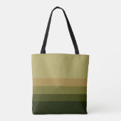 Monogram voor olijftak Palette Stripes Tote Bag (Achterkant)