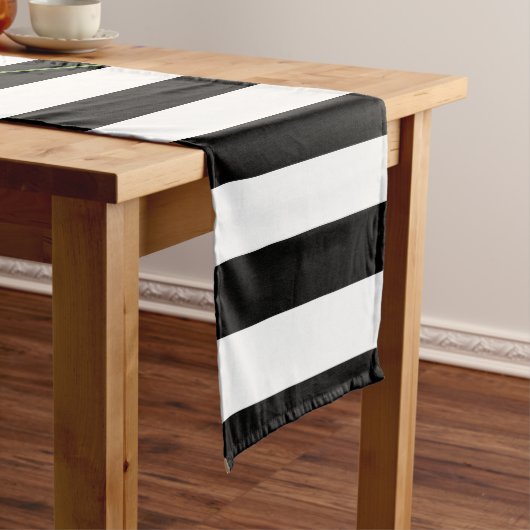 Monogram voor popy zwarte stripper medium tafelloper (Voorbeeld)