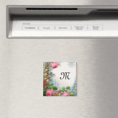 MONOGRAM VOOR rozen EN JASMINEN Magneet (Insitu (Vaatwasser))