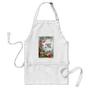 MONOGRAM VOOR rozen EN JASMINEN Standaard Schort