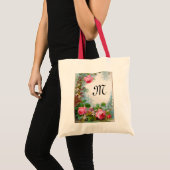 MONOGRAM VOOR rozen EN JASMINEN Tote Bag (Voorkant (product))