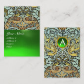 MONOGRAM VOOR STROMEN, PIEKEN EN DRAGONS VISITEKAARTJE (Voorkant / Achterkant)